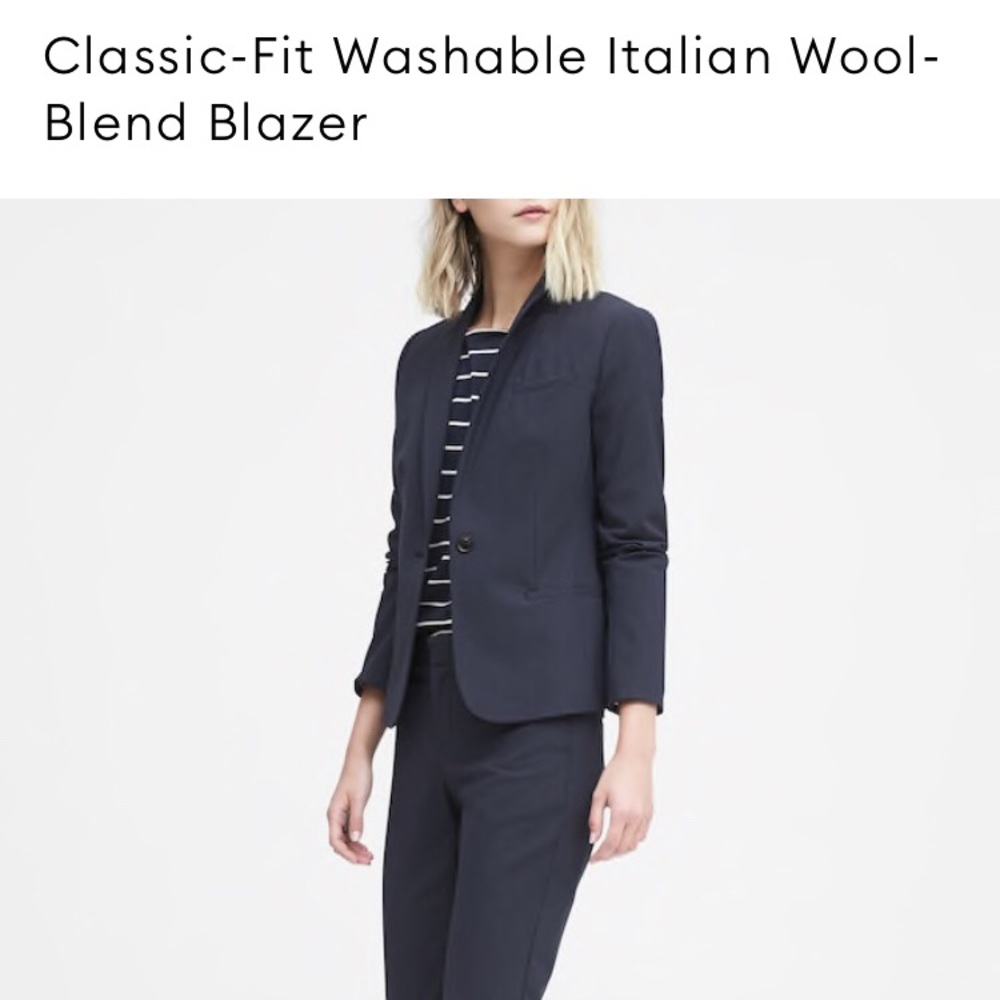Italian wool blend jacket